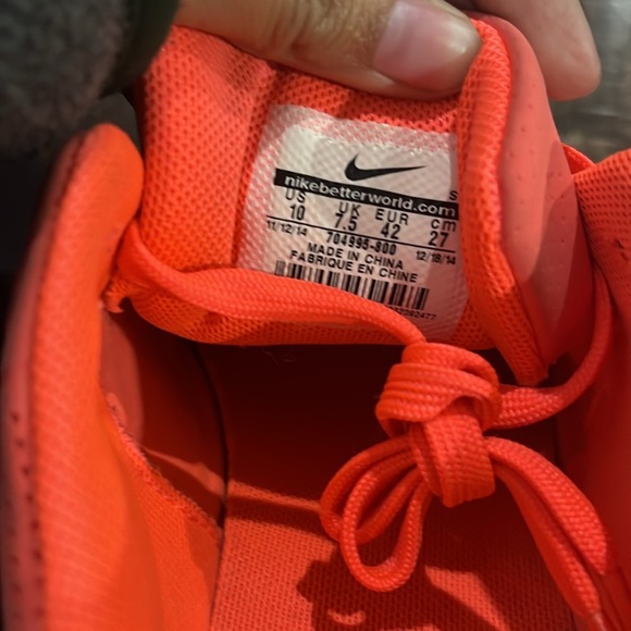 Nike Air Max 1 Ultra Moire ( Hot Lava) Coral Size 10 704995-800 - Picture 13 of 16